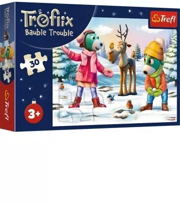 Zdjęcie produktu Puzzle Świąteczne Trefliki Ratują Święta  30 elementów 18313
