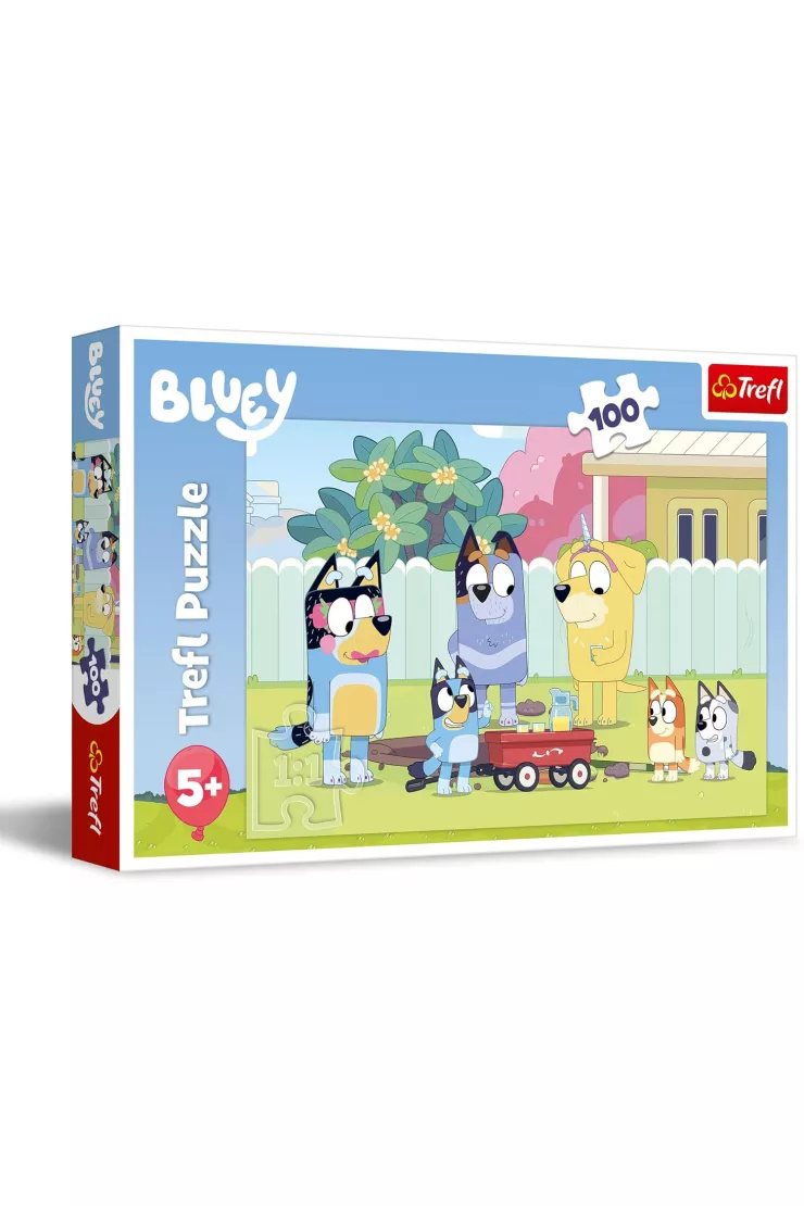Zdjęcie produktu Puzzle 100 el. Wesoły świat Bluey Trefl