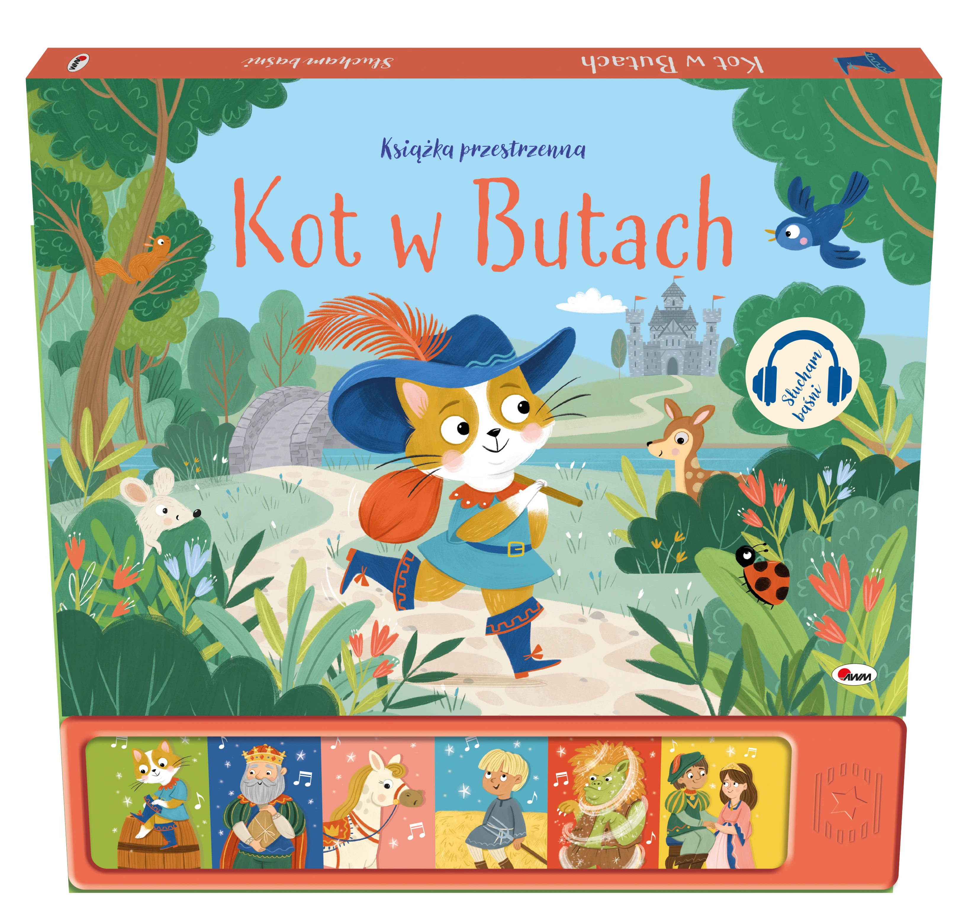 Zdjęcie produktu Książka przestrzenna. Kot w butach. Słucham baśni