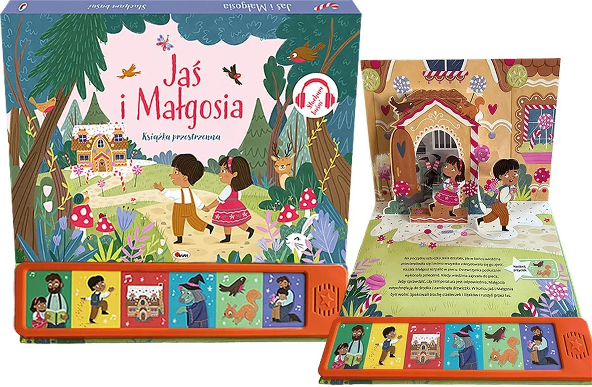 Zdjęcie produktu Jaś i Małgosia. Książka przestrzenna. Słucham baśni