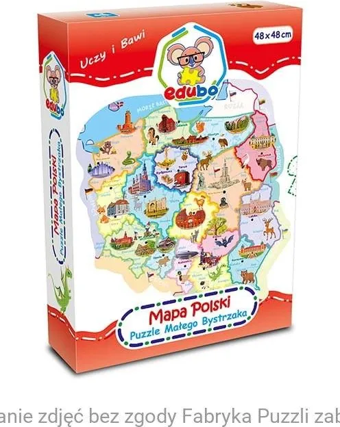 Zdjęcie produktu Puzzle mapa polski