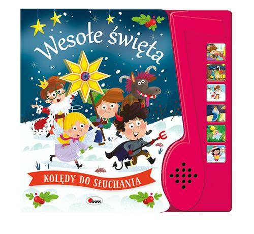 Zdjęcie produktu KOLĘDY DO SŁUCHANIA WESOŁE ŚWIĘTA KSIĄŻKA DŹWIĘKOWA