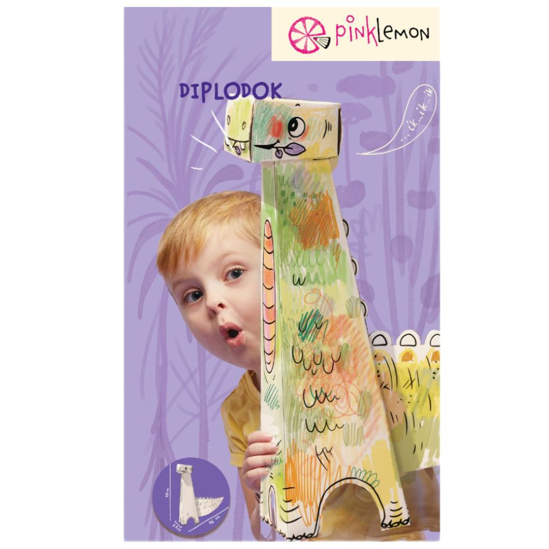 Zdjęcie produktu Kolorowanka 3D Dinozaur Diplodocus