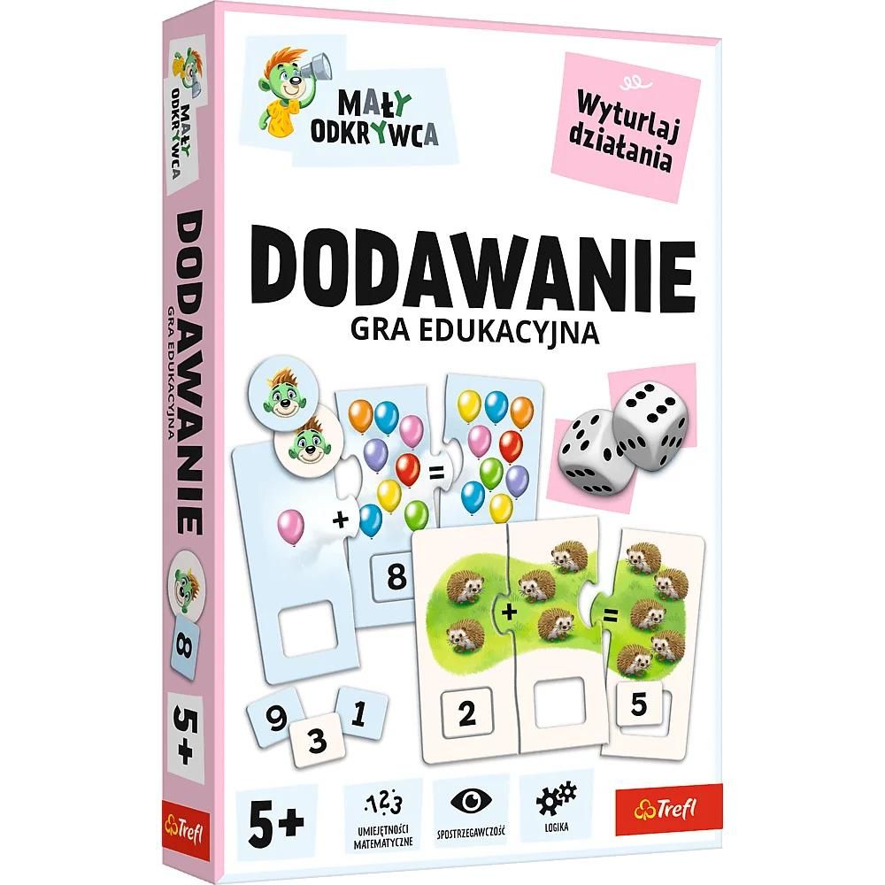 Zdjęcie produktu Mały odkrywca - Dodawanie  Gra Edukacyjna TREFL