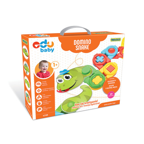 Zdjęcie produktu Zabawka edukacyjna Domino Wąż Wader