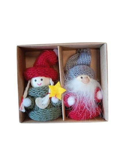 Zdjęcie produktu Zawieszki świąteczne skrzaty 2szt