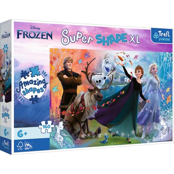 Zdjęcie produktu Puzzle 160 el. Super Shape XL Disney Frozen