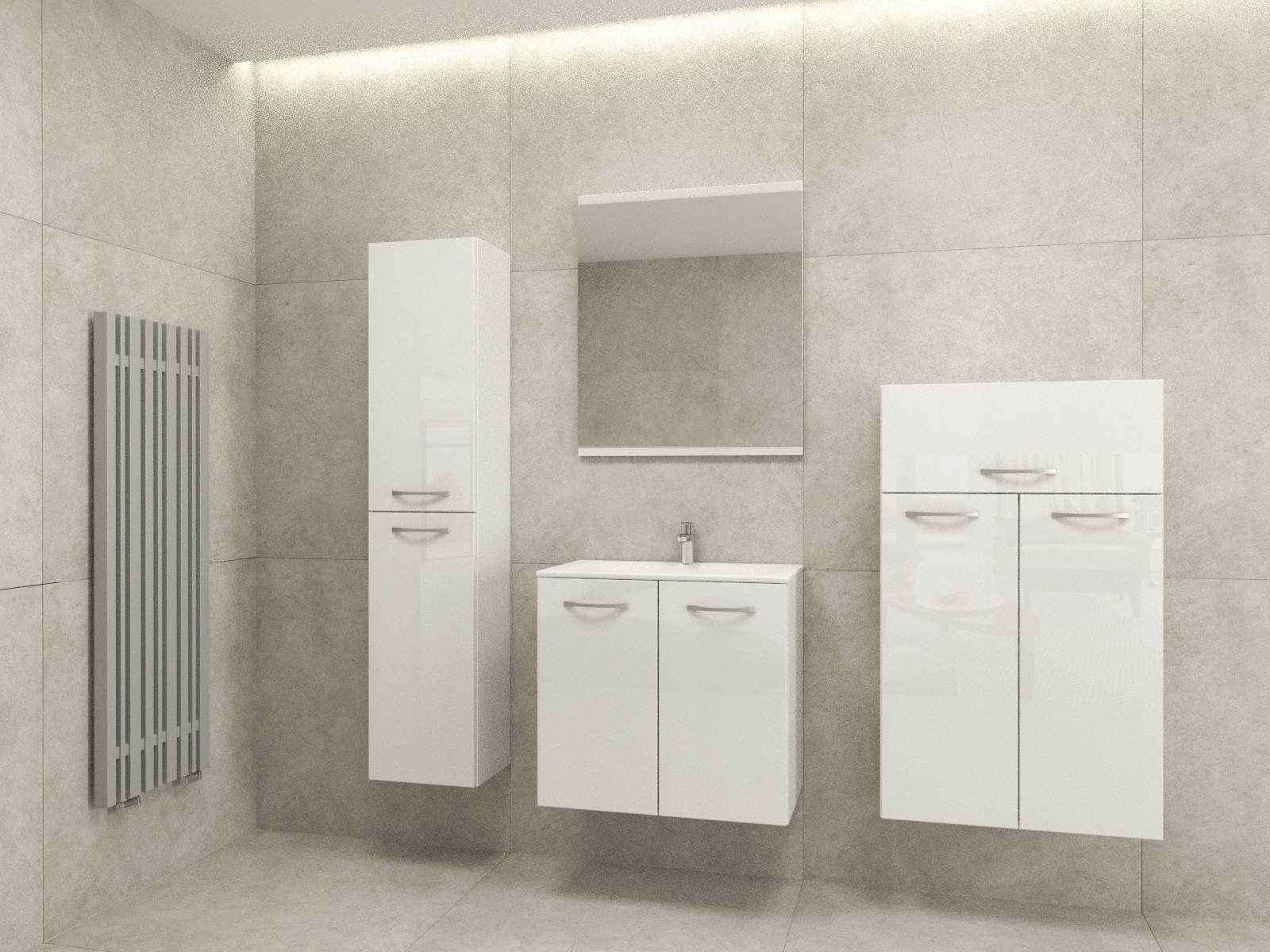 Półka wisząca łazienkowa 60 cm DĄB CRAFT Gratisy