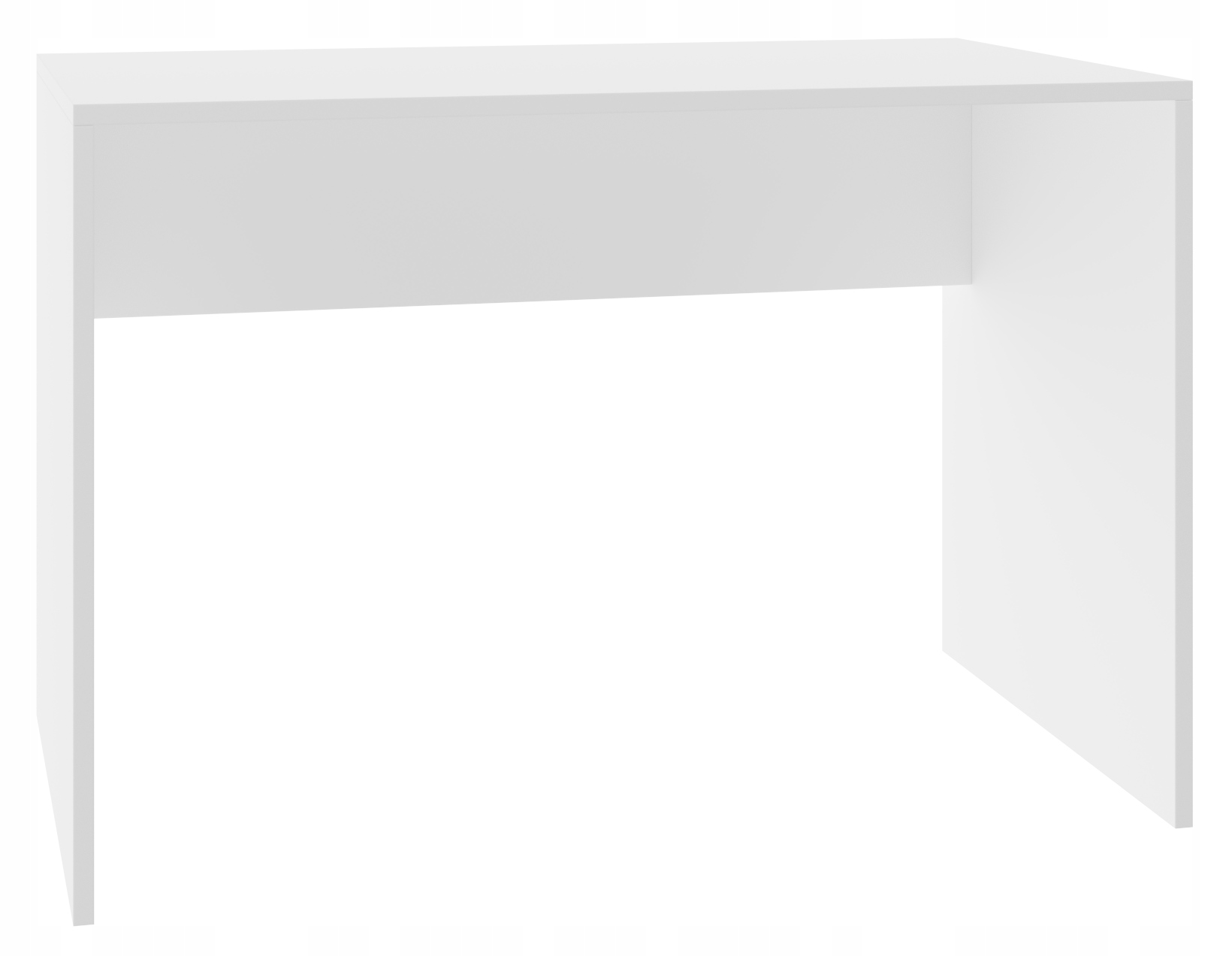 Biurko proste 120x60 Białe Sonoma Gamingowe