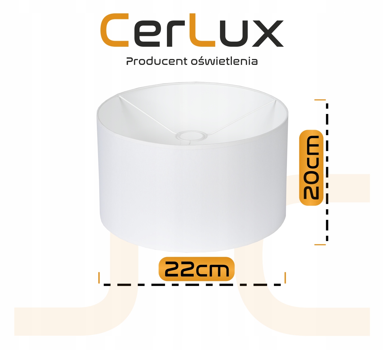 Abażur KLOSZ LAMPA 22/20cm różne KOLORY