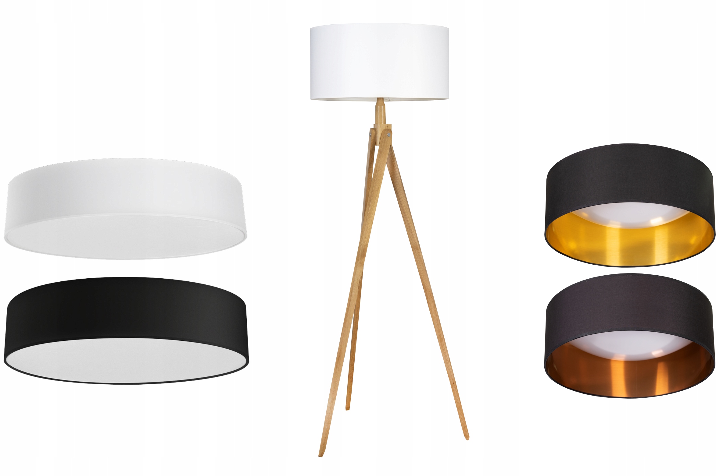 Abażur BIAŁY, KLOSZ, LAMPA 50/25cm różne KOLORY