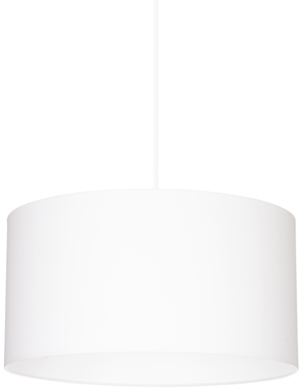 Lampa wisząca ABAŻUR BIAŁA 40cm LED