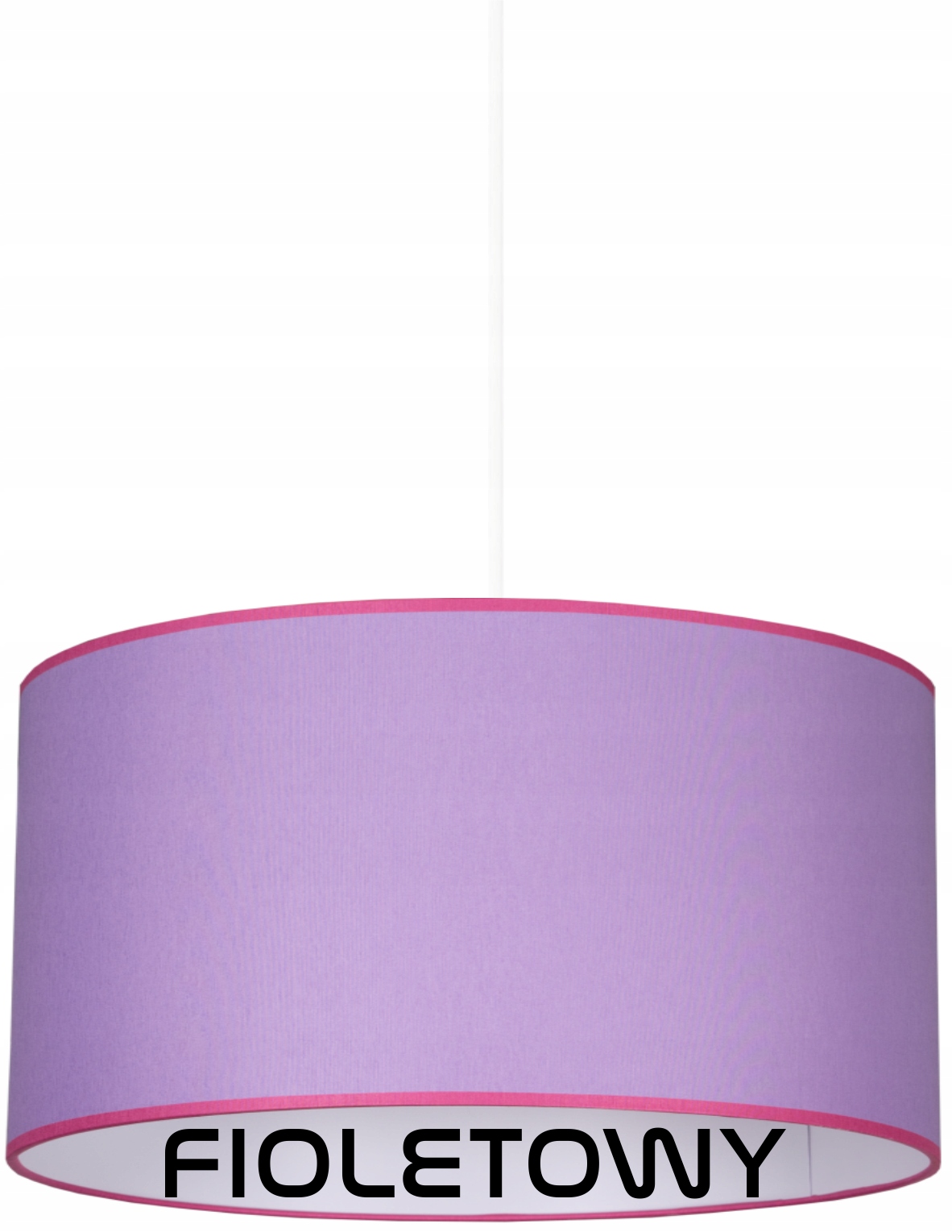 Lampa wisząca ABAŻUR BIAŁA 40cm LED