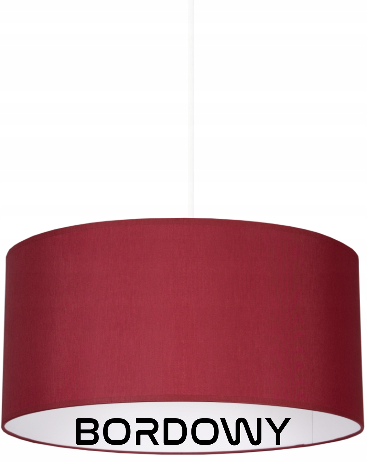 Lampa wisząca ABAŻUR BIAŁA 30cm LED