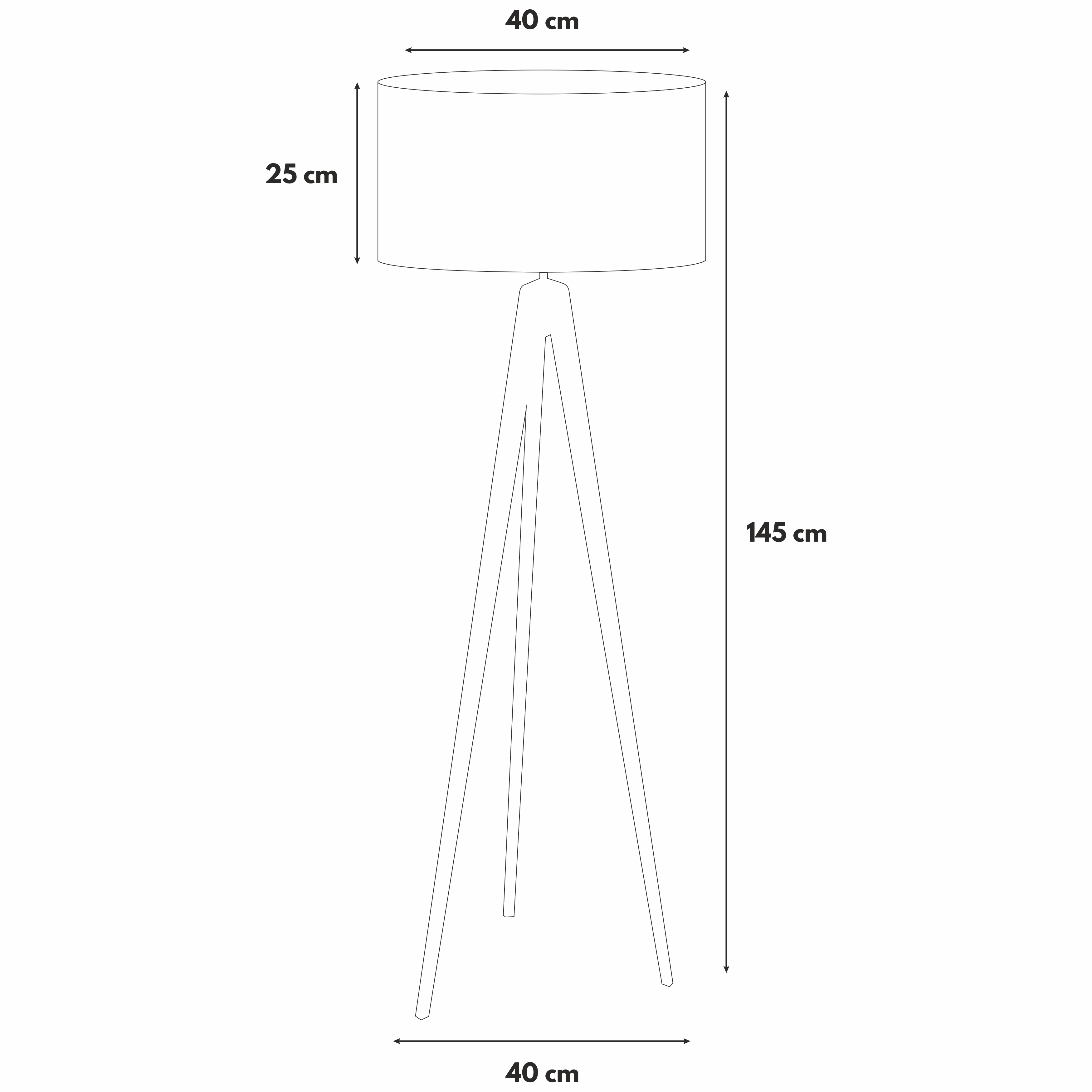 LAMPA PODŁOGOWA TRÓJNÓG, DREWNO, różne RODZAJE