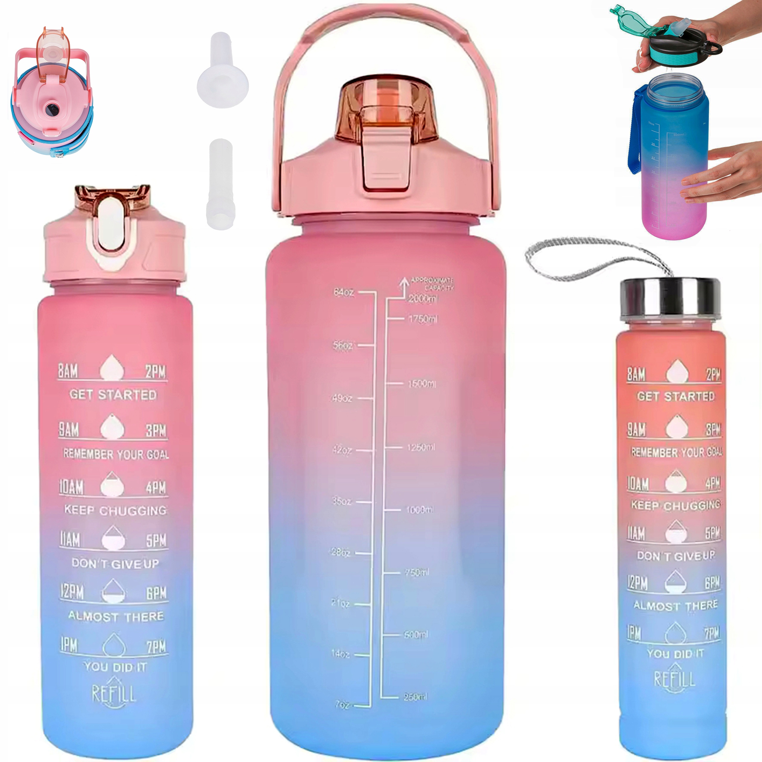 ZESTAW BIDONOW 3W1 (2L+0,8L+0,3L) NR:9974