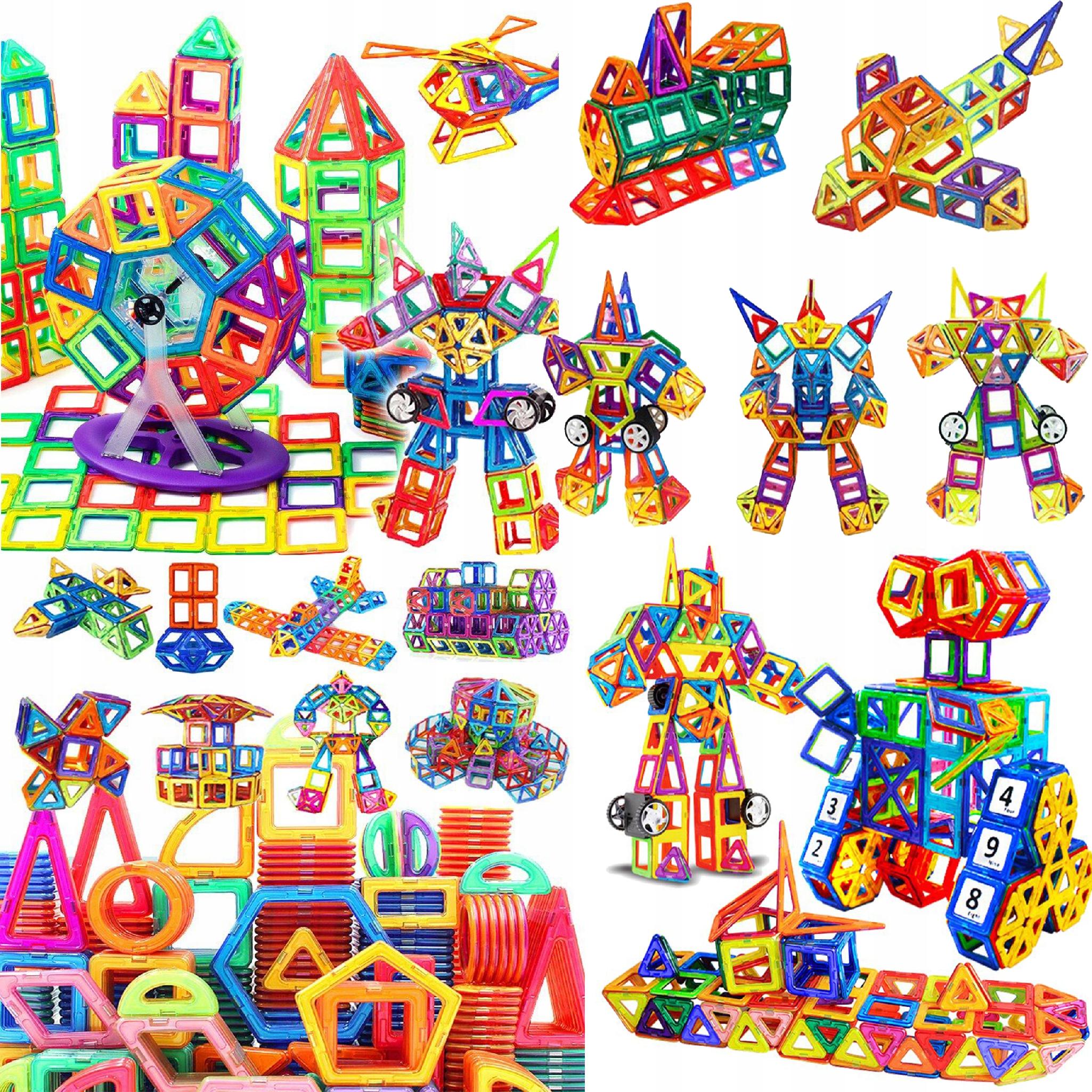 KLOCKI MAGNETYCZNE NOWE 76EL.