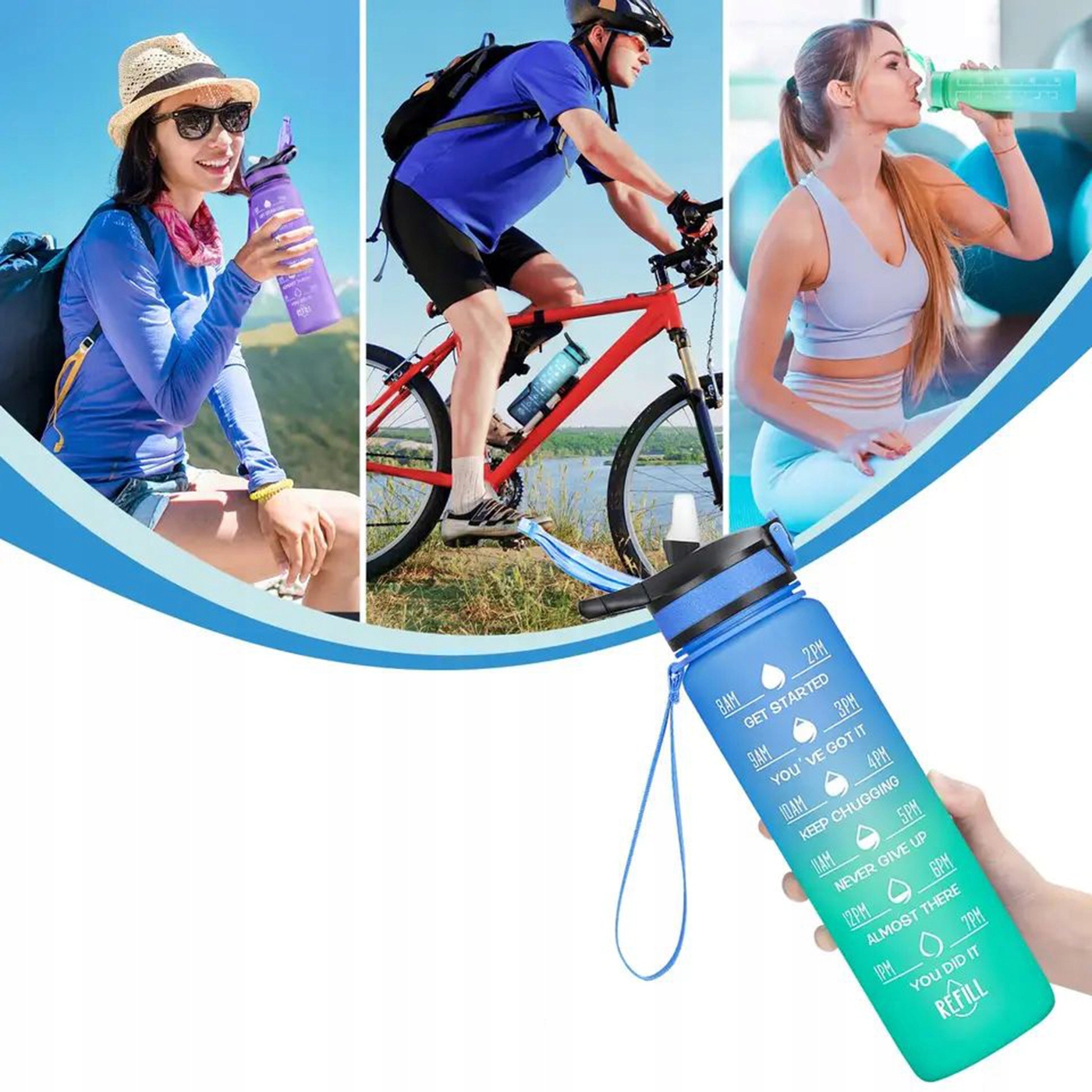 BUTELKA RAINBOW 1L NR:7925