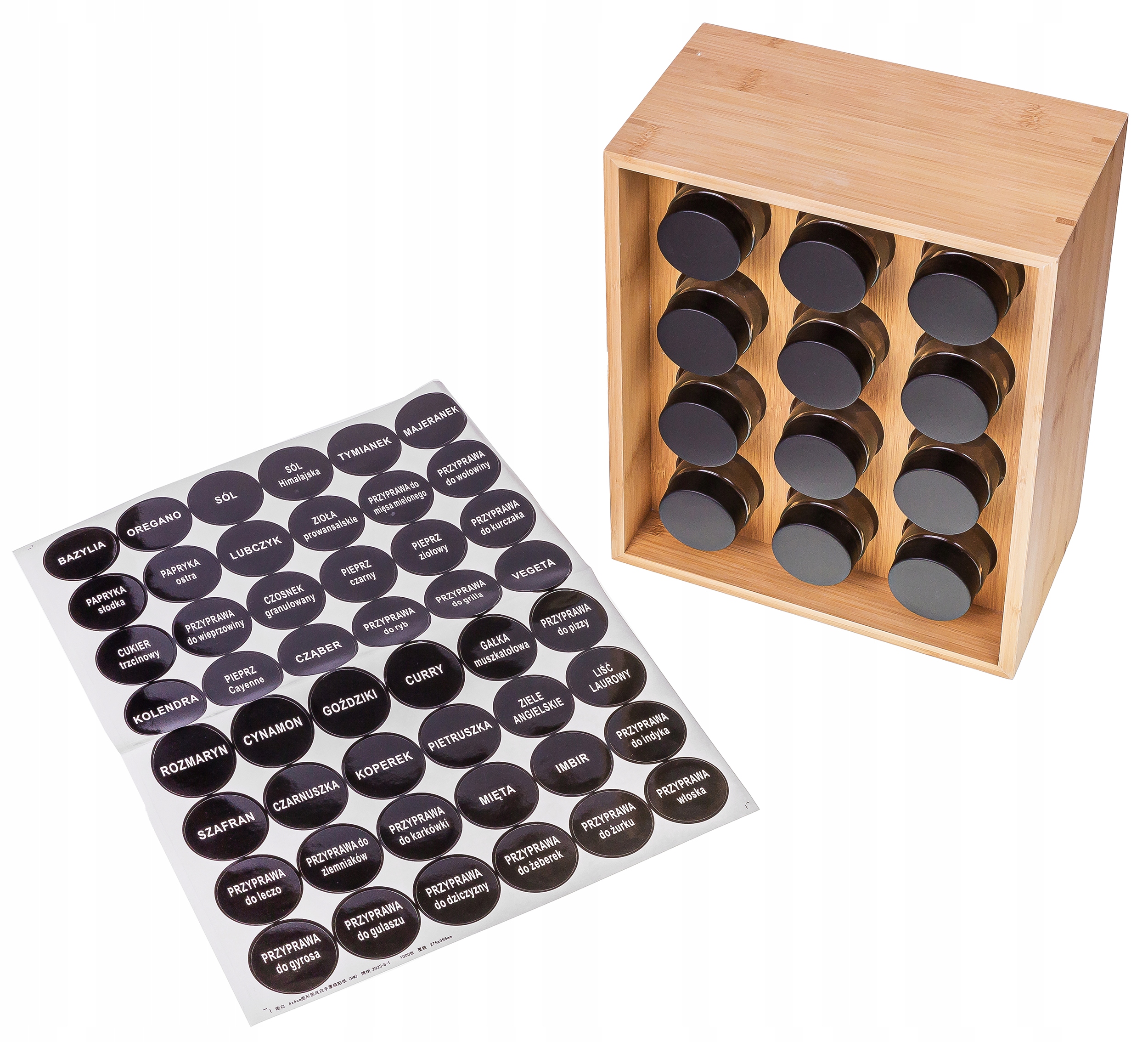 PRZYPRAWNIK PROSTOKĄT 12EL. NR:8670