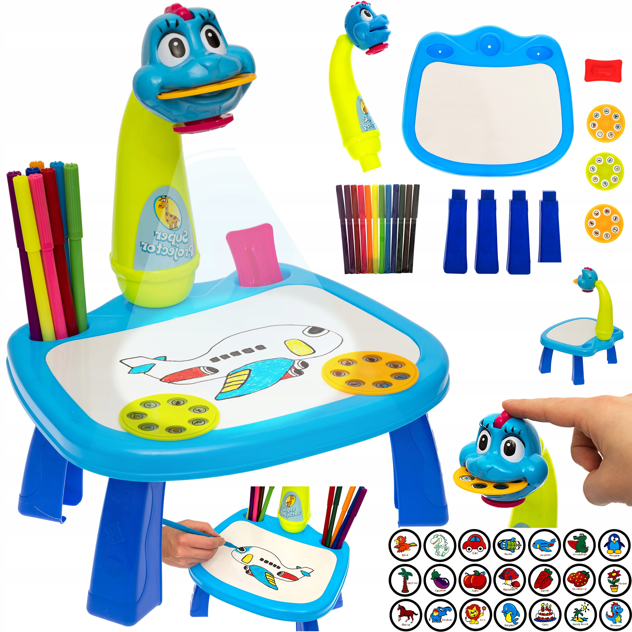 RZUTNIK DO RYSOWANIA BLUE NR:7697