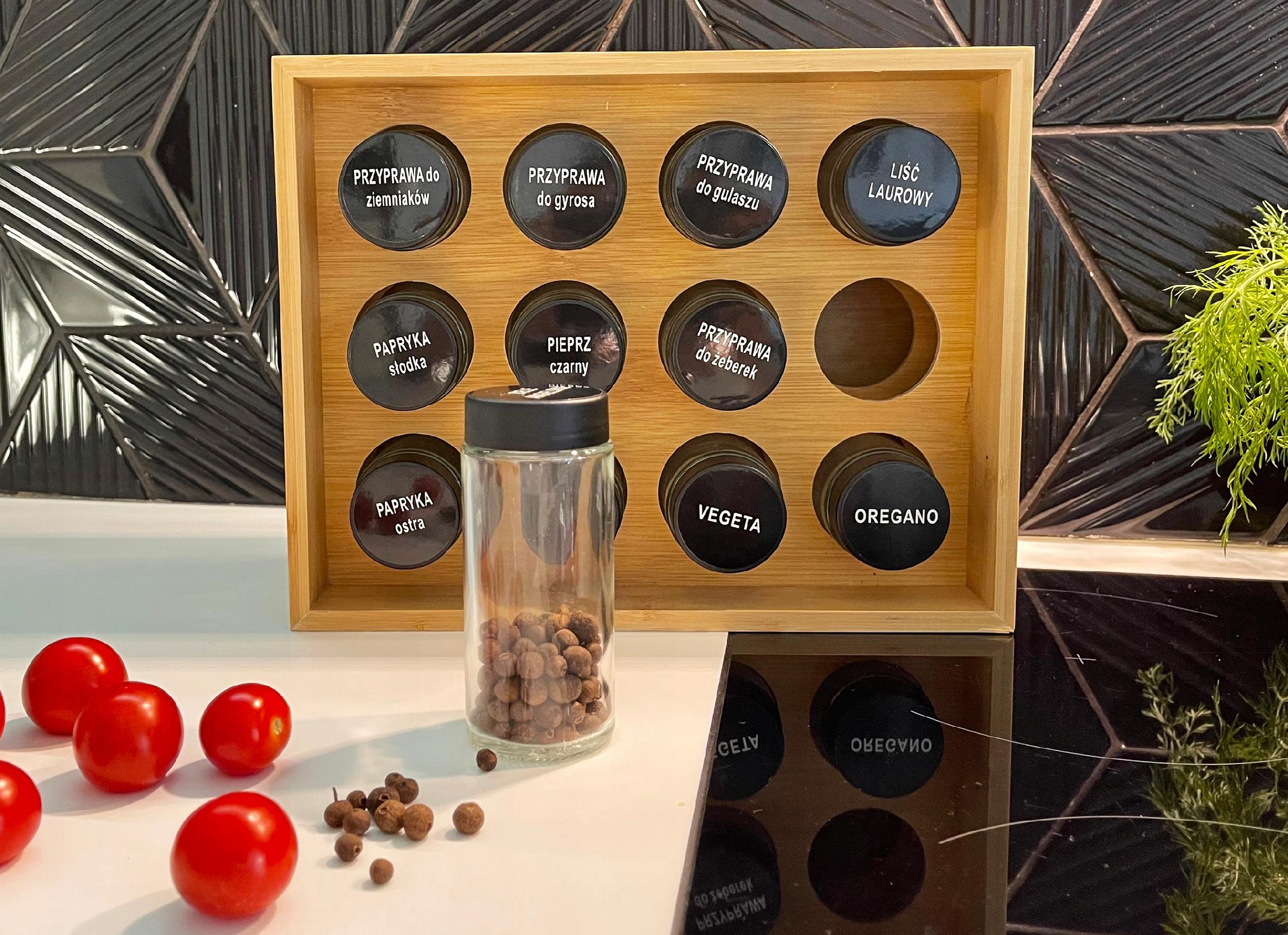 PRZYPRAWNIK PROSTOKĄT 12EL. NR:8670