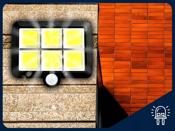 LAMPA SOLARNA 120 COB LED KABEL 5M LS2