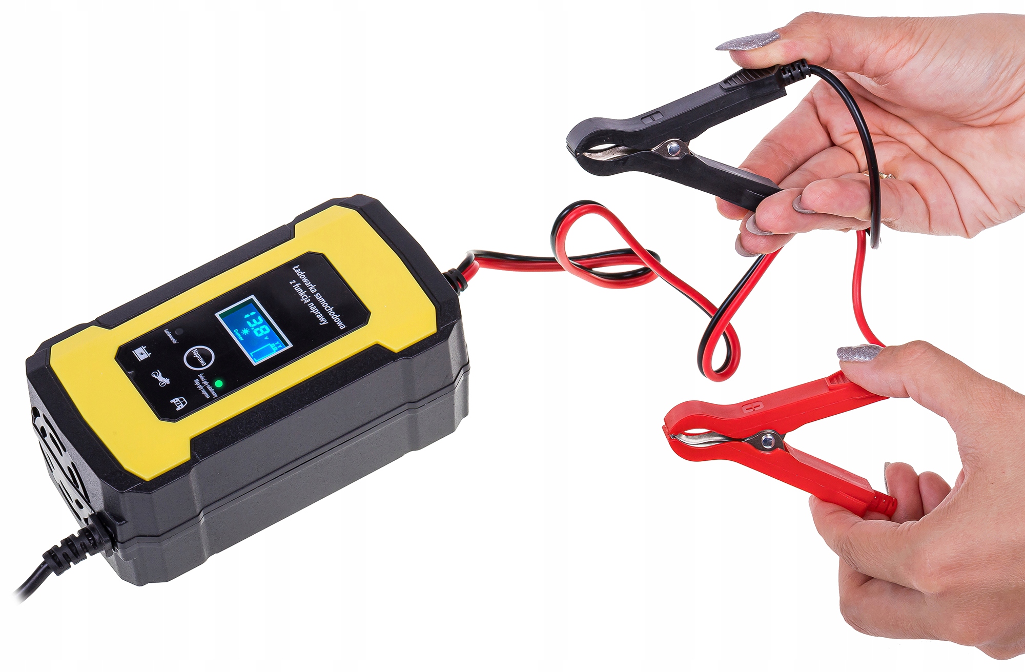 PROSTOWNIK SAMOCHODOWY DO AKUMULATORÓW 12V 6A