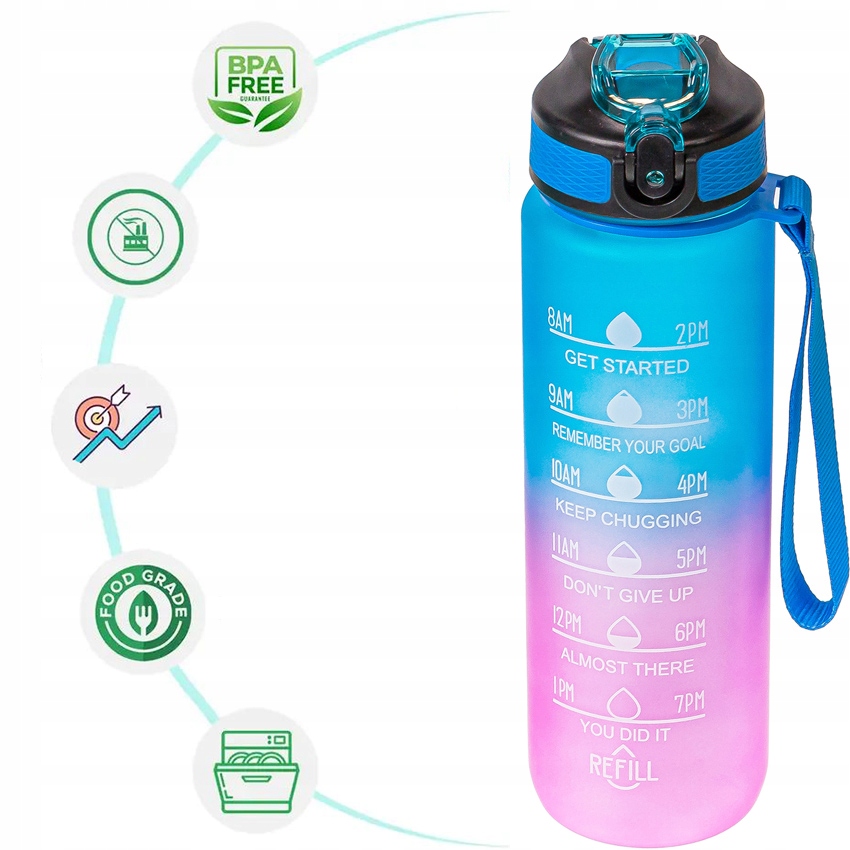 BUTELKA RAINBOW 1L NR:7925