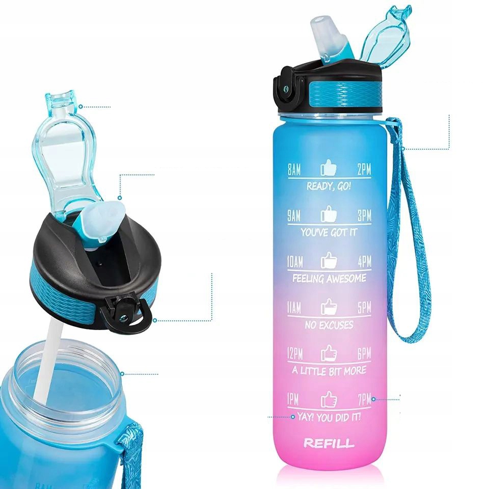 BUTELKA RAINBOW 1L NR:7925