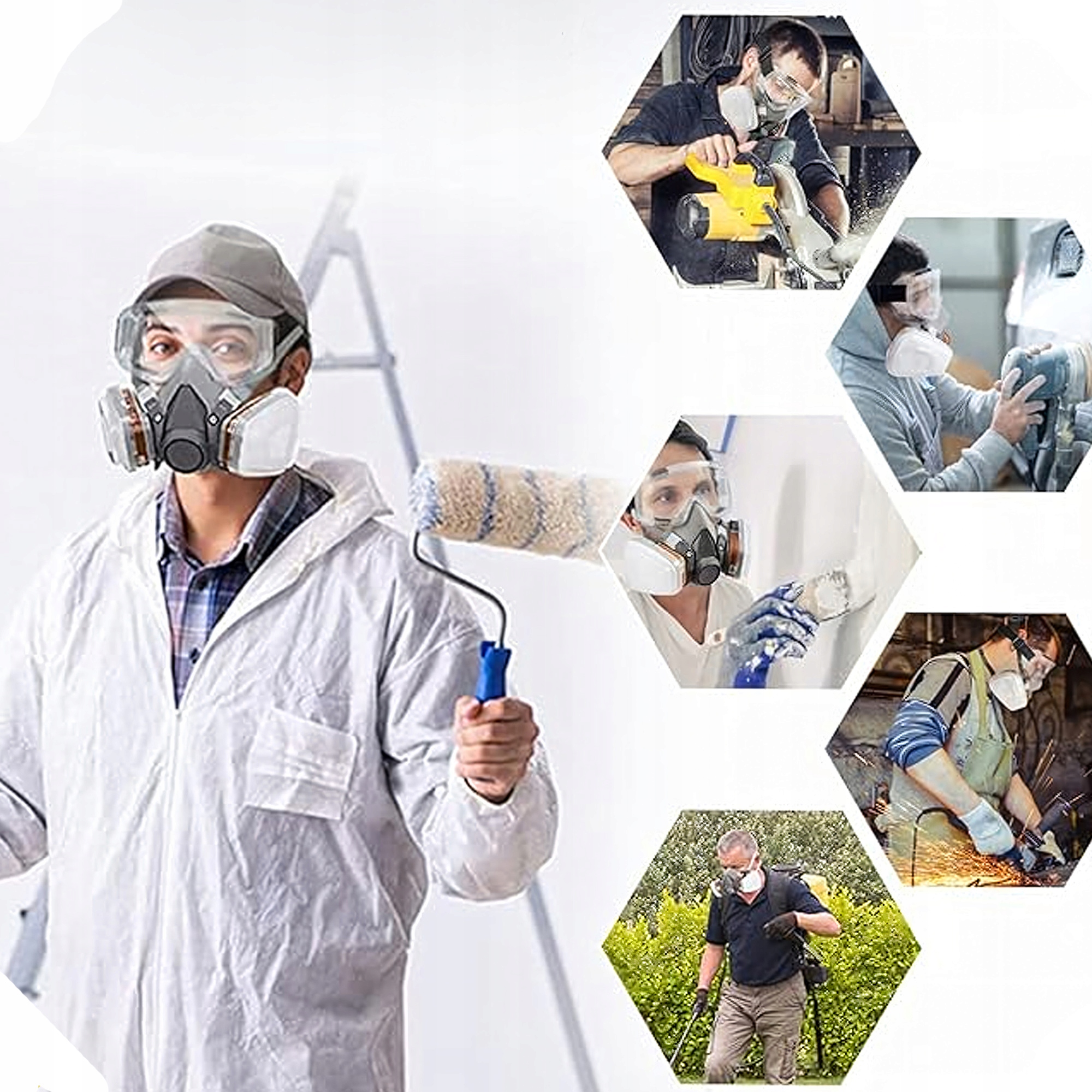 MASKA LAKIERNICZA PÓŁMASKA OCHRONNA NR:4798