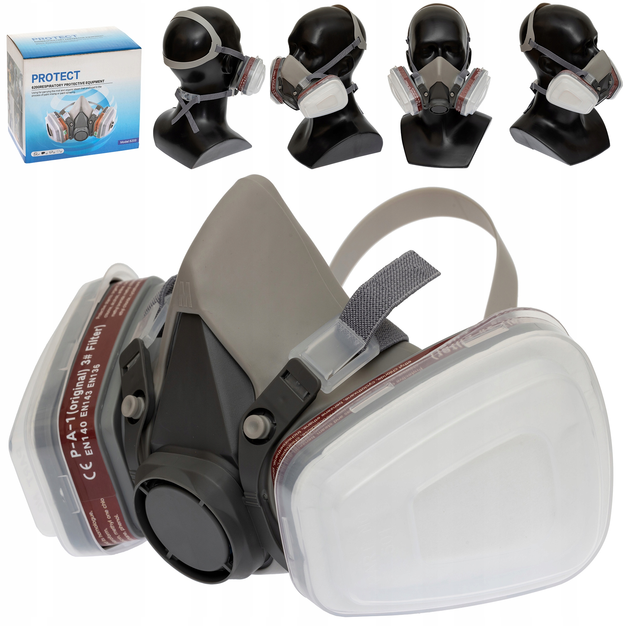 MASKA LAKIERNICZA PÓŁMASKA OCHRONNA NR:4798