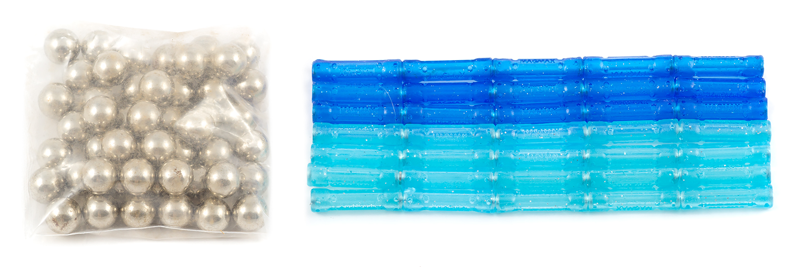 KLOCKI MAGNETYCZNE ZIMOWE ZESTAW 84EL