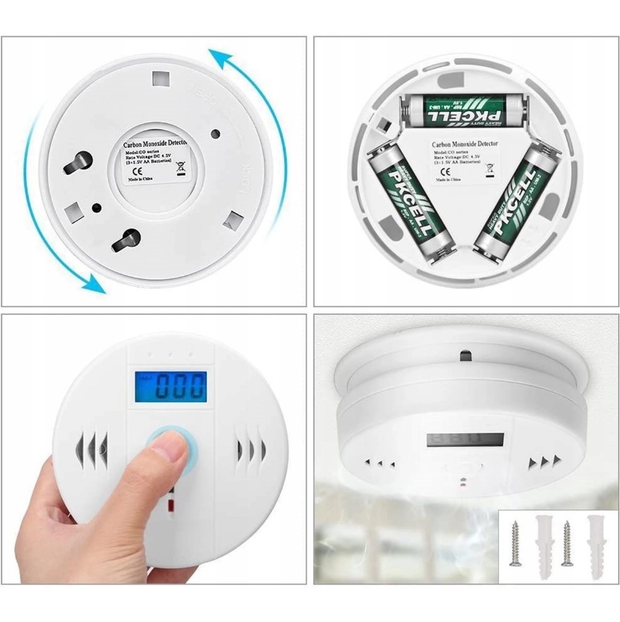 CZUJNIK CZADU DETEKTOR DYMU