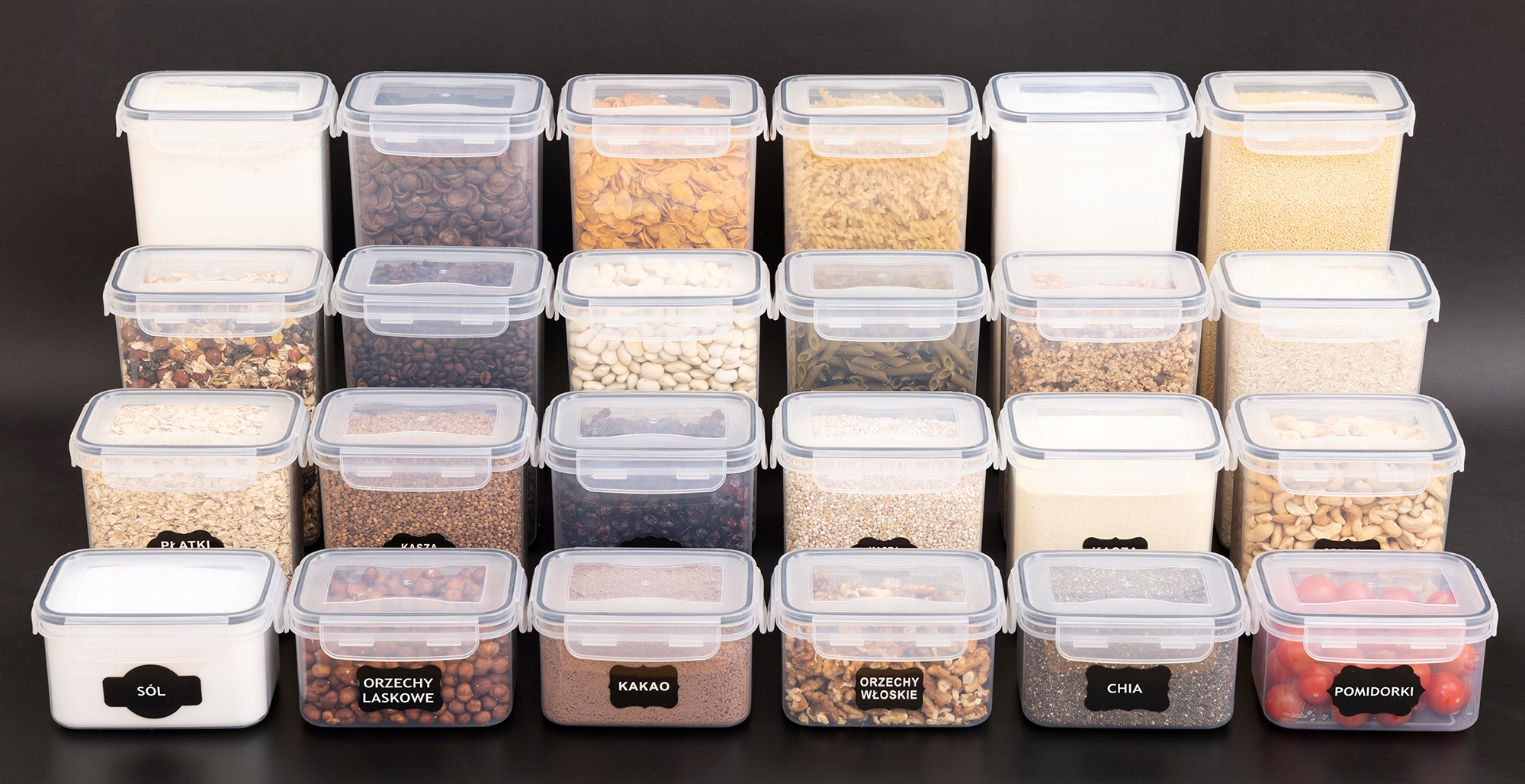 XXL POJEMNIKI NA ŻYWNOŚĆ 24EL. NR:1688