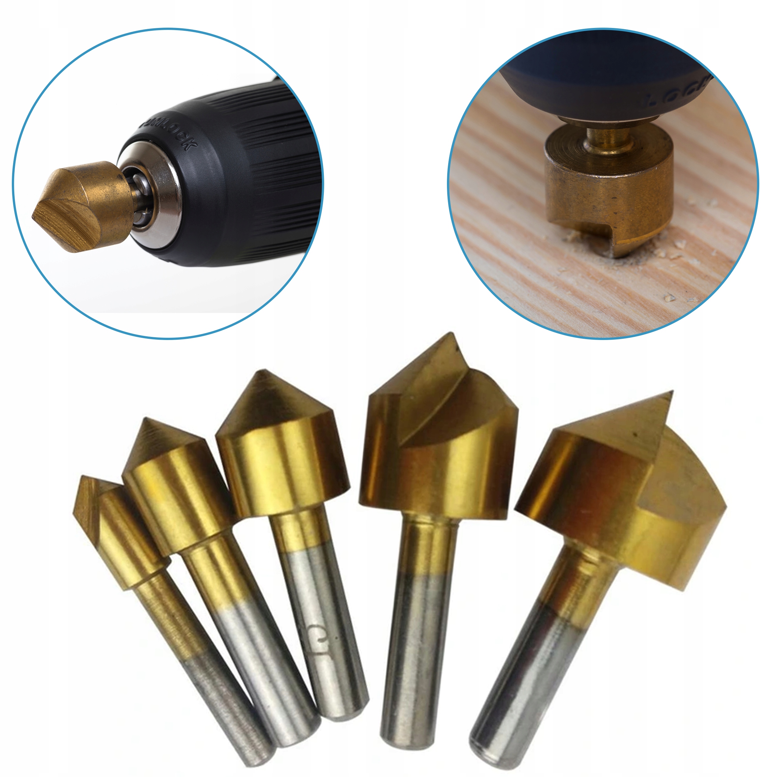 WIERTLA FREZUJACE - ZESTAW