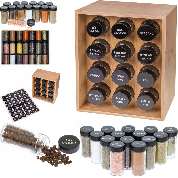 PRZYPRAWNIK PROSTOKĄT 12EL. NR:8670