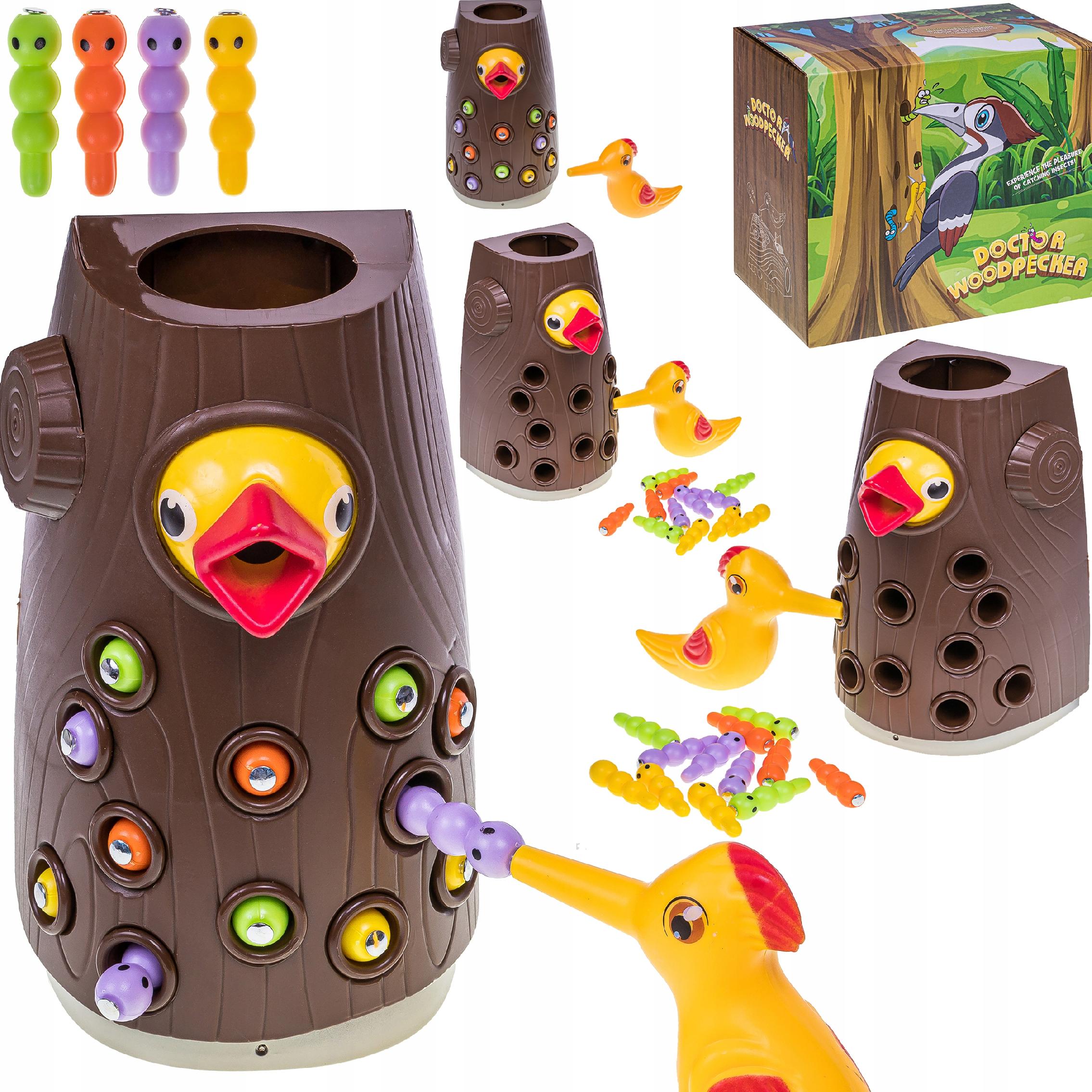 DZIĘCIOŁ ŁAPIE OWADY NR:8304