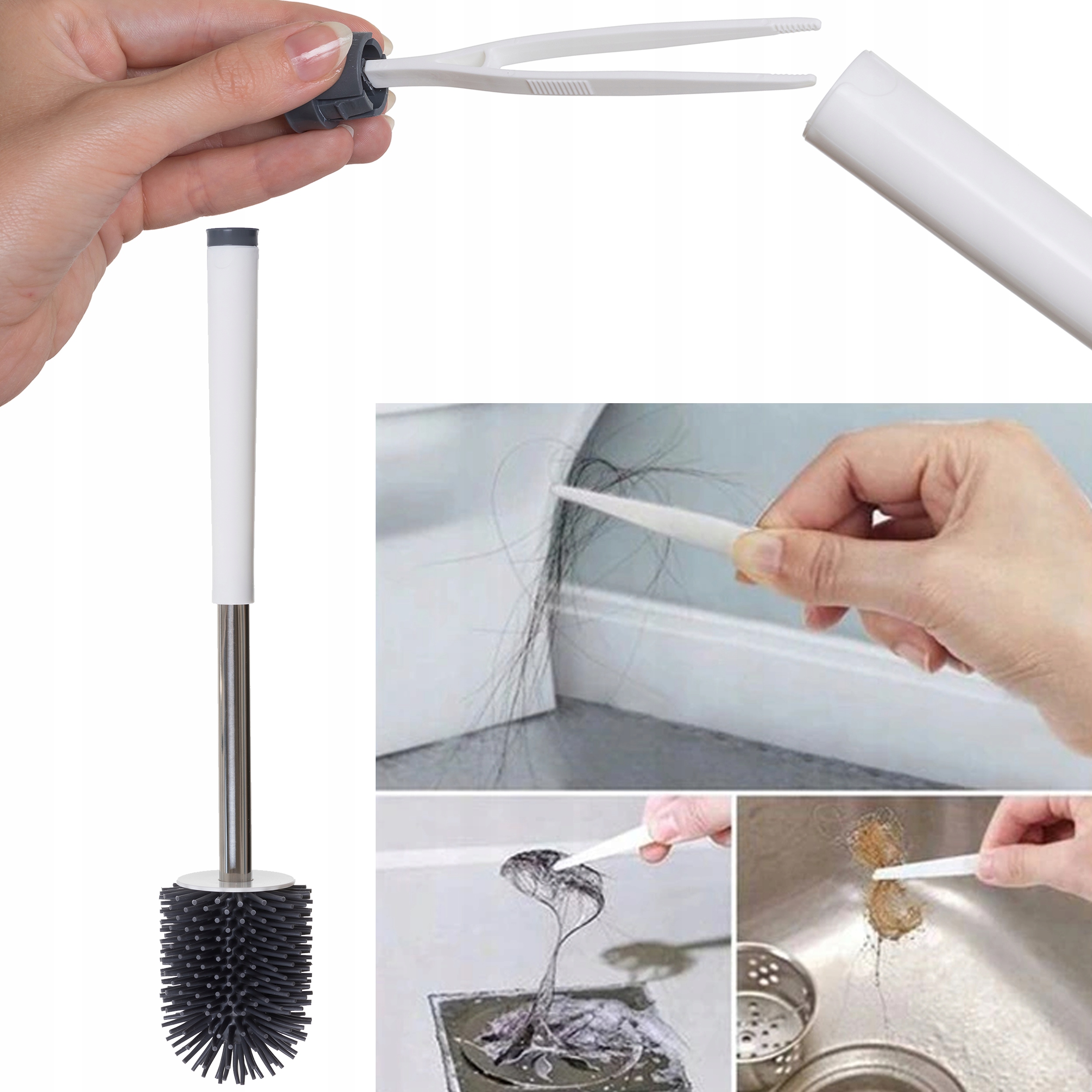 SZCZOTKA SILIKONOWA DO WC TRINGLE