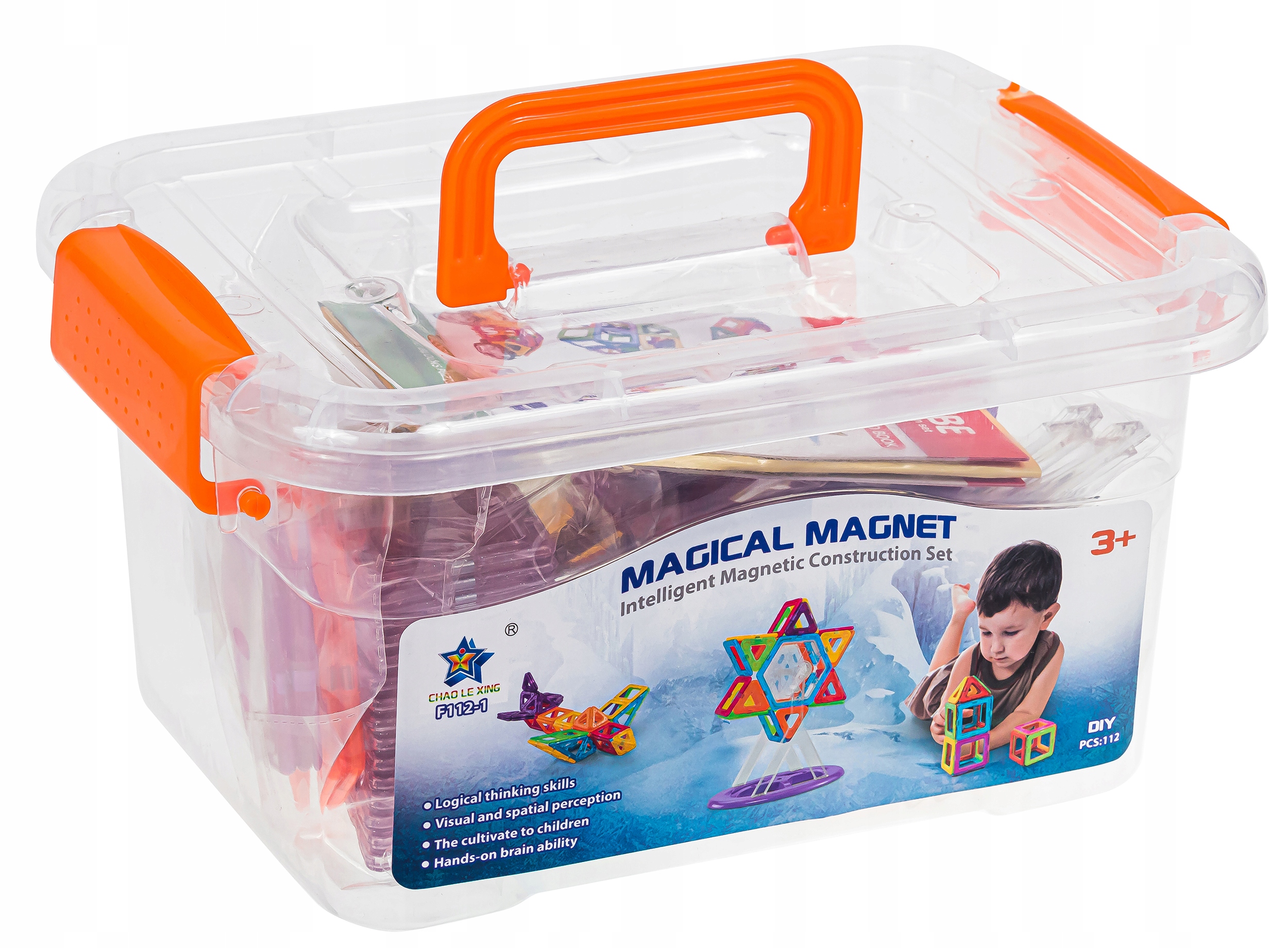 KLOCKI MAGNETYCZNE KUFEREK 112 EL. NR:6522