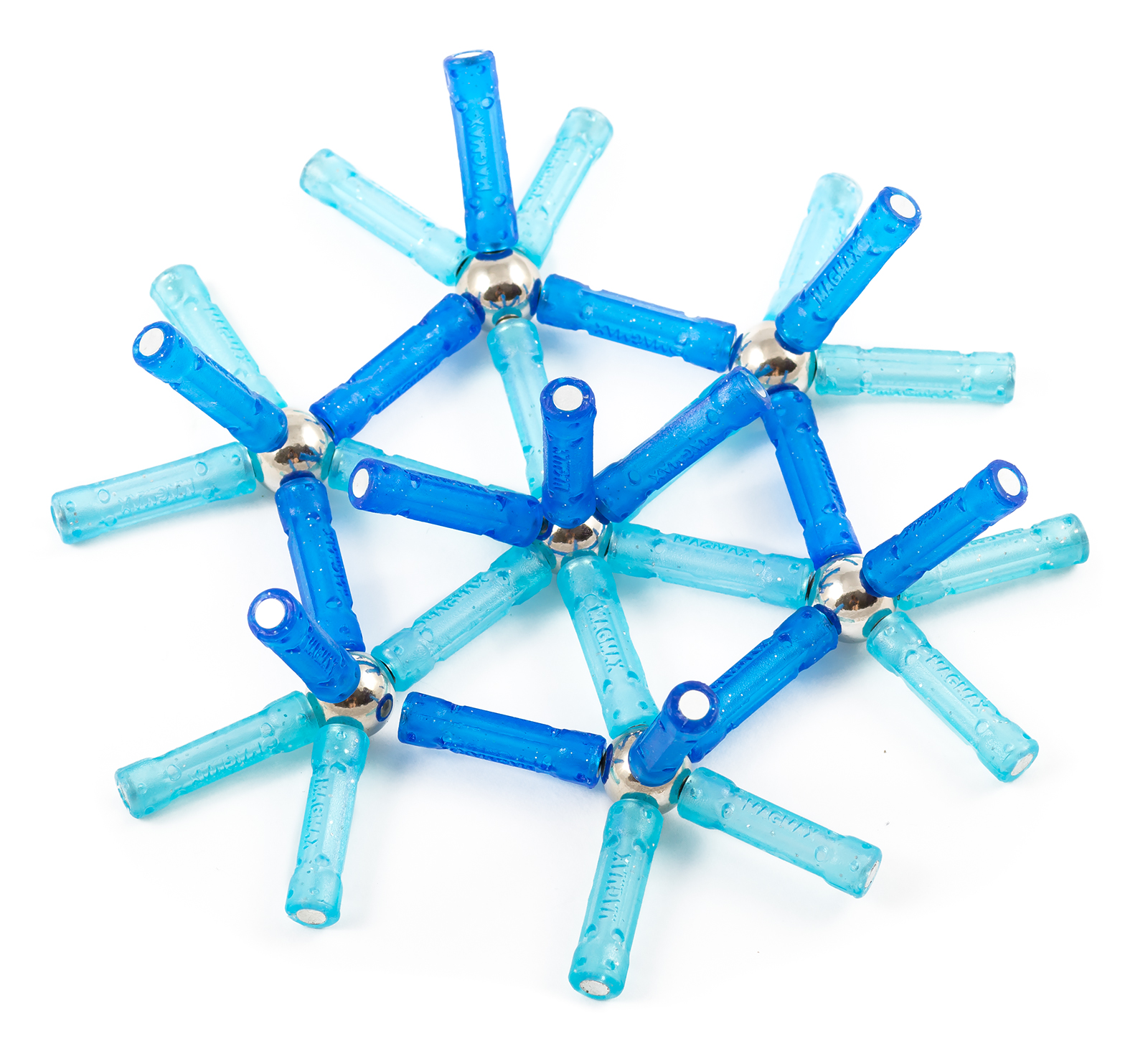 KLOCKI MAGNETYCZNE ZIMOWE ZESTAW 84EL