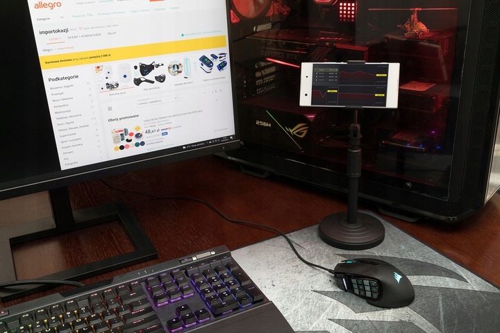 BIURKOWY STOJAK NA TELEFON