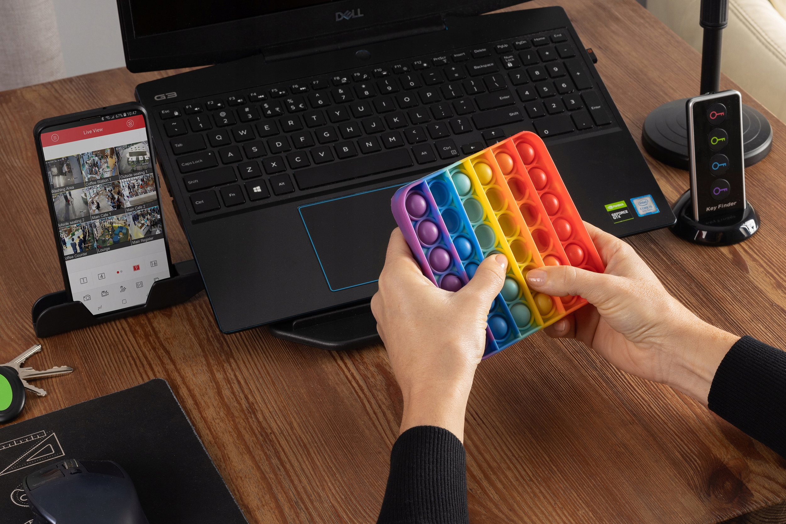 ZABAWKA SENSORYCZKA KOLO RAINBOW