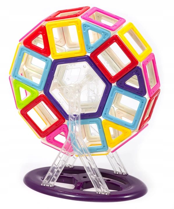 KLOCKI MAGNETYCZNE NOWE 76EL.