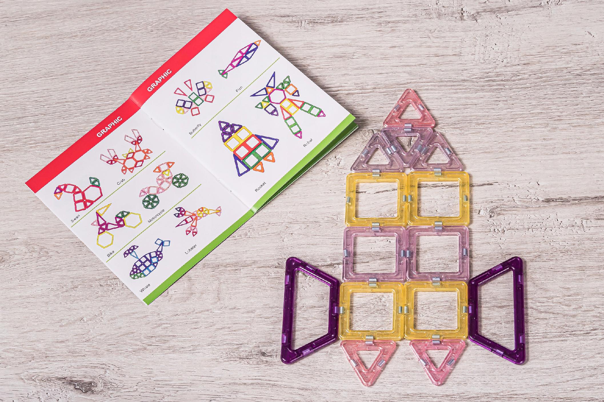 KLOCKI MAGNETYCZNE KUFEREK 112 EL. NR:6522