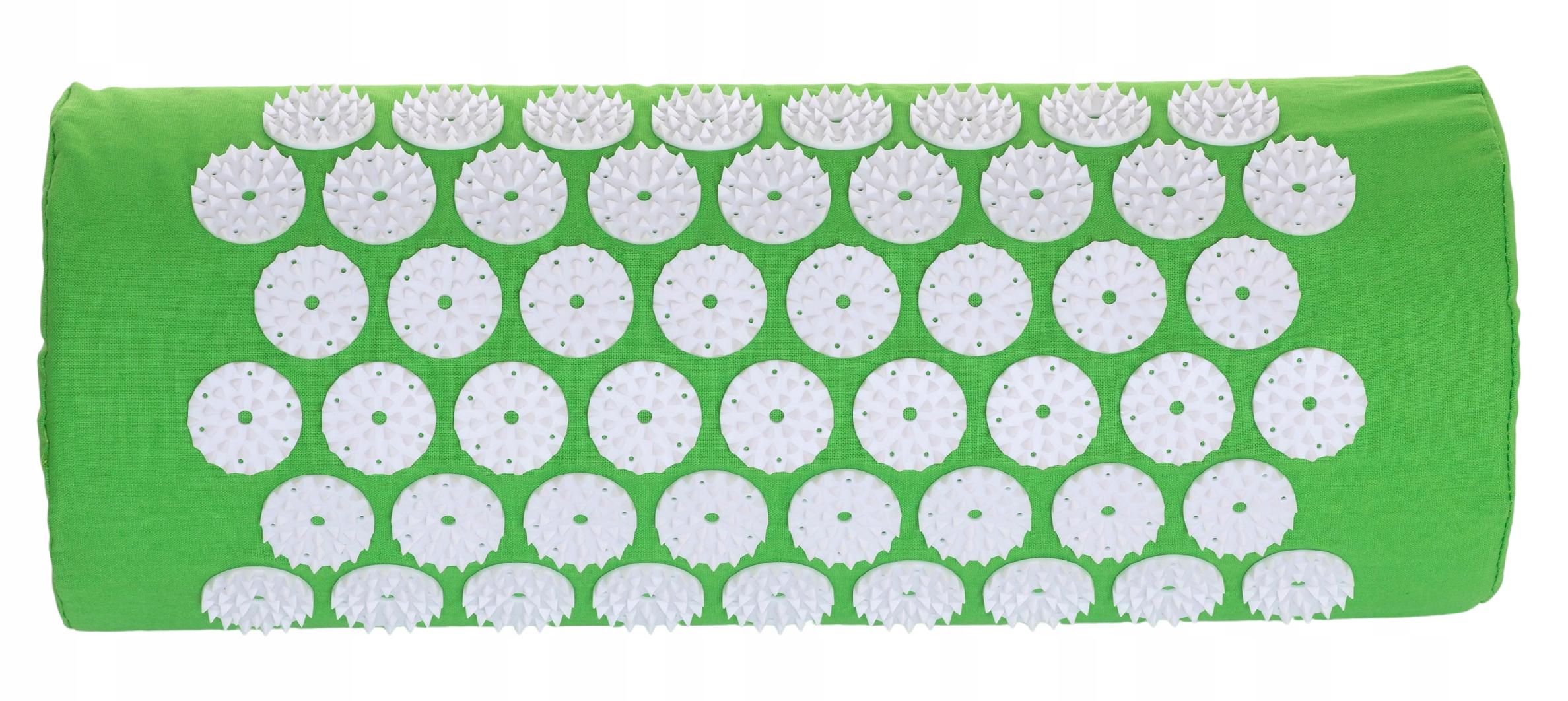 MATA DO AKUPRESURY ZIELONA + PODUSZKA