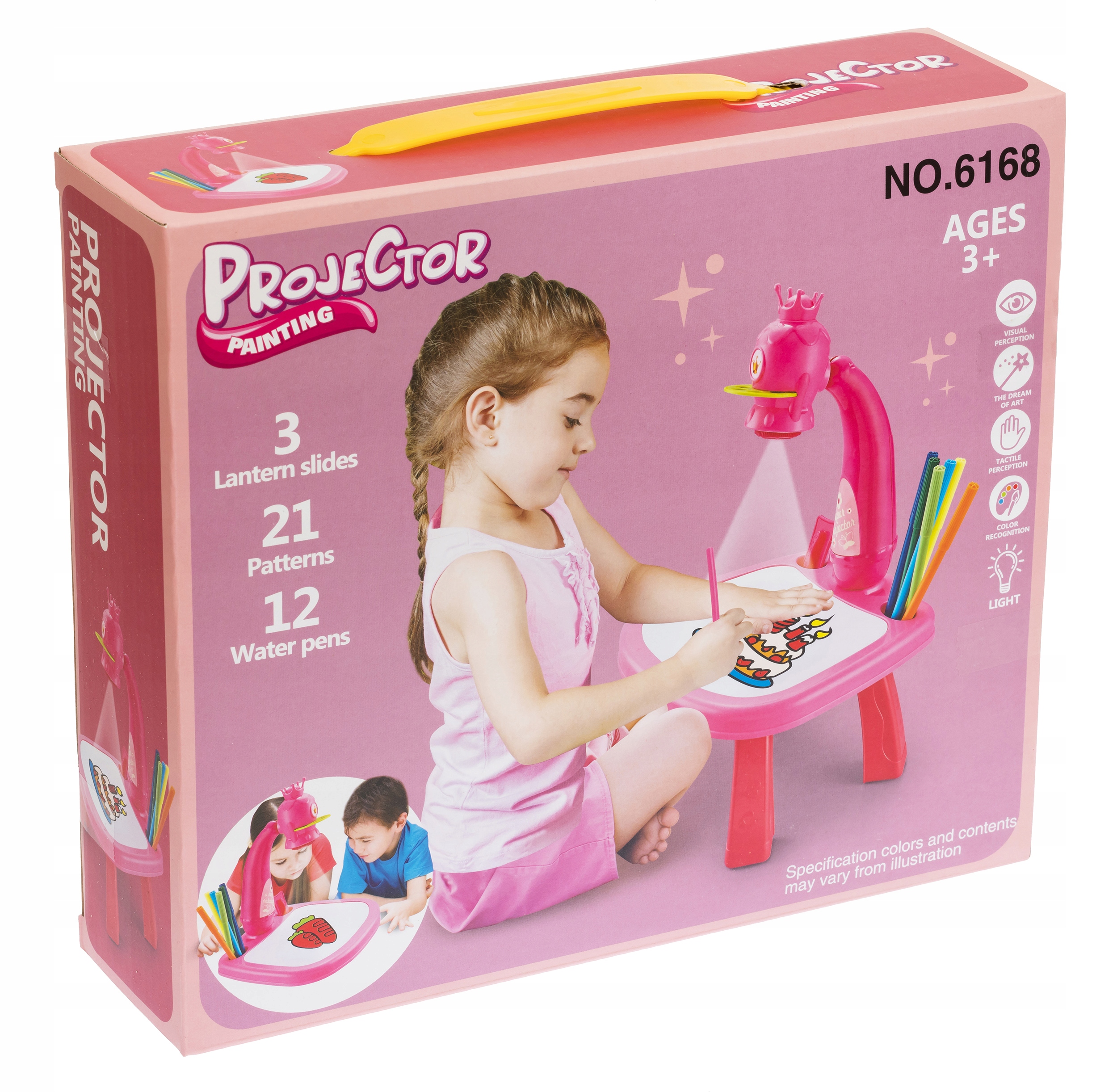 RZUTNIK DO RYSOWANIA PINK NR:7703