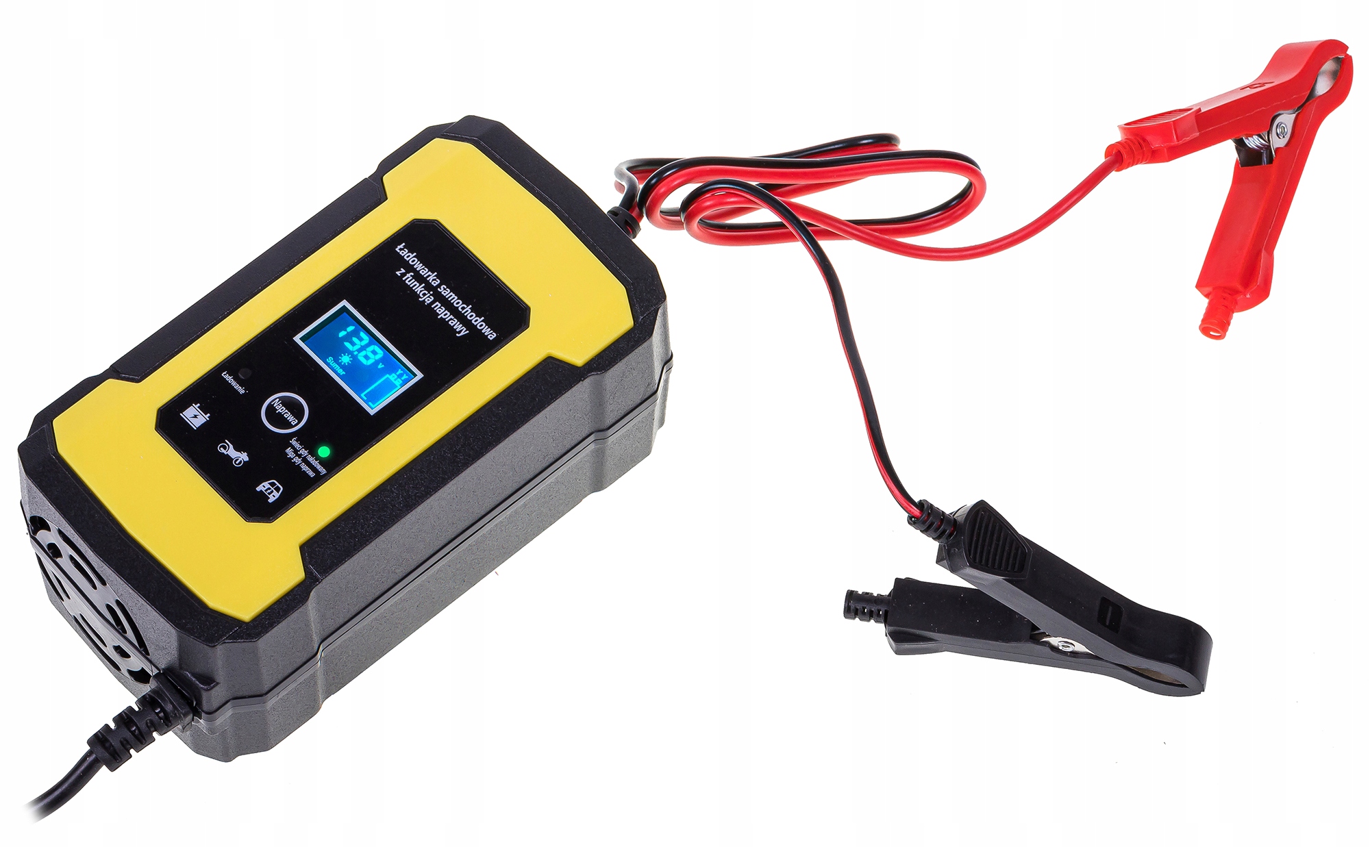 PROSTOWNIK SAMOCHODOWY DO AKUMULATORÓW 12V 6A