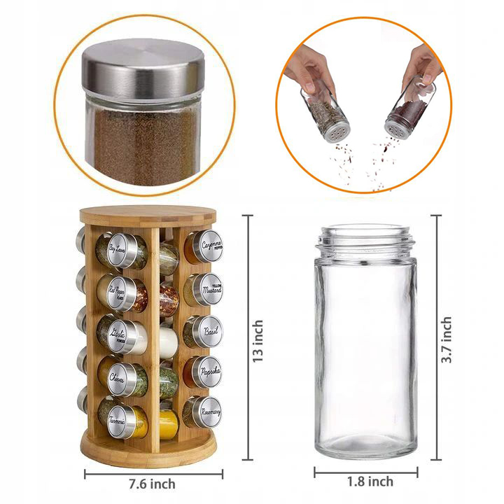 STOJAK NA PRZYPRAWY 20EL. NR:6058