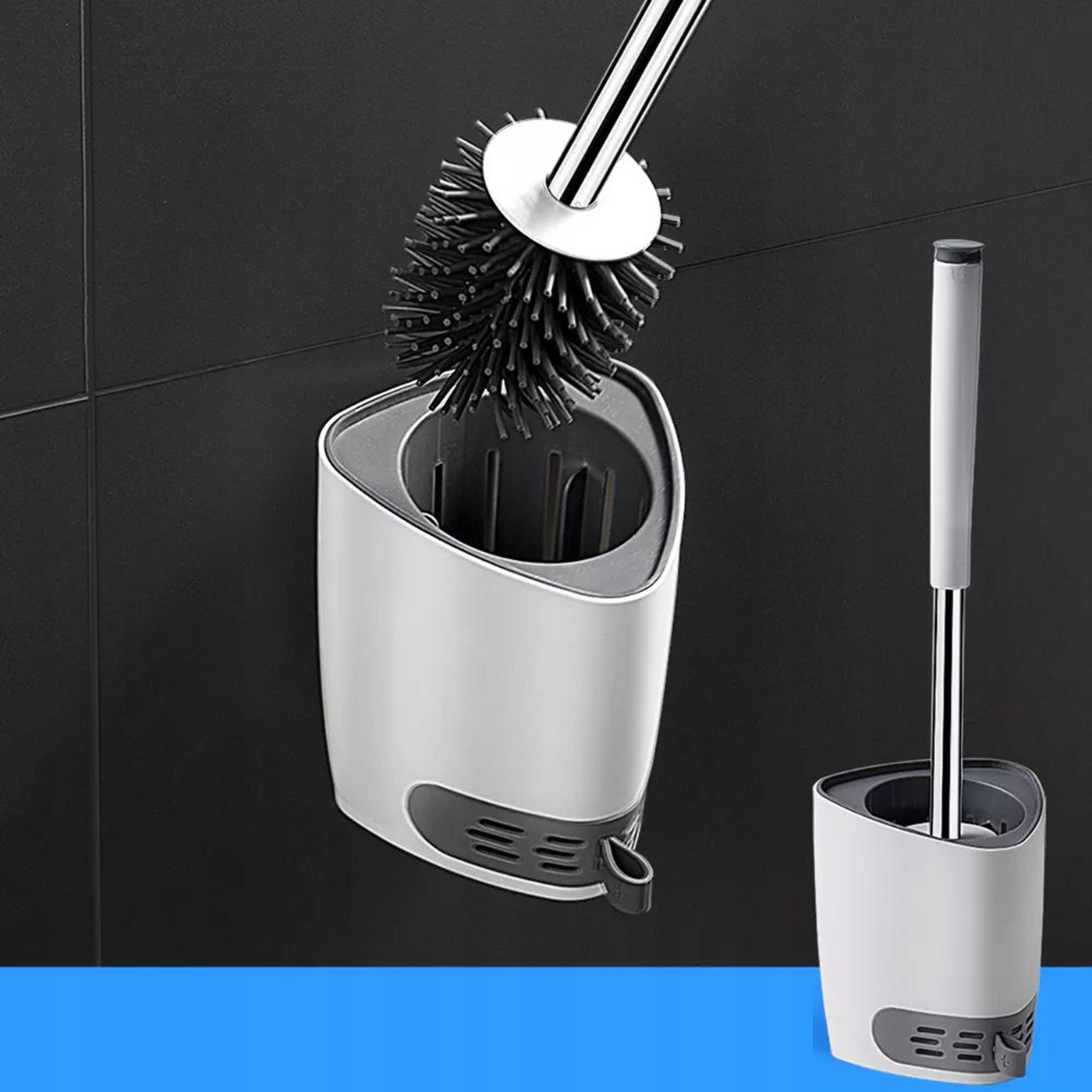 SZCZOTKA SILIKONOWA DO WC TRINGLE