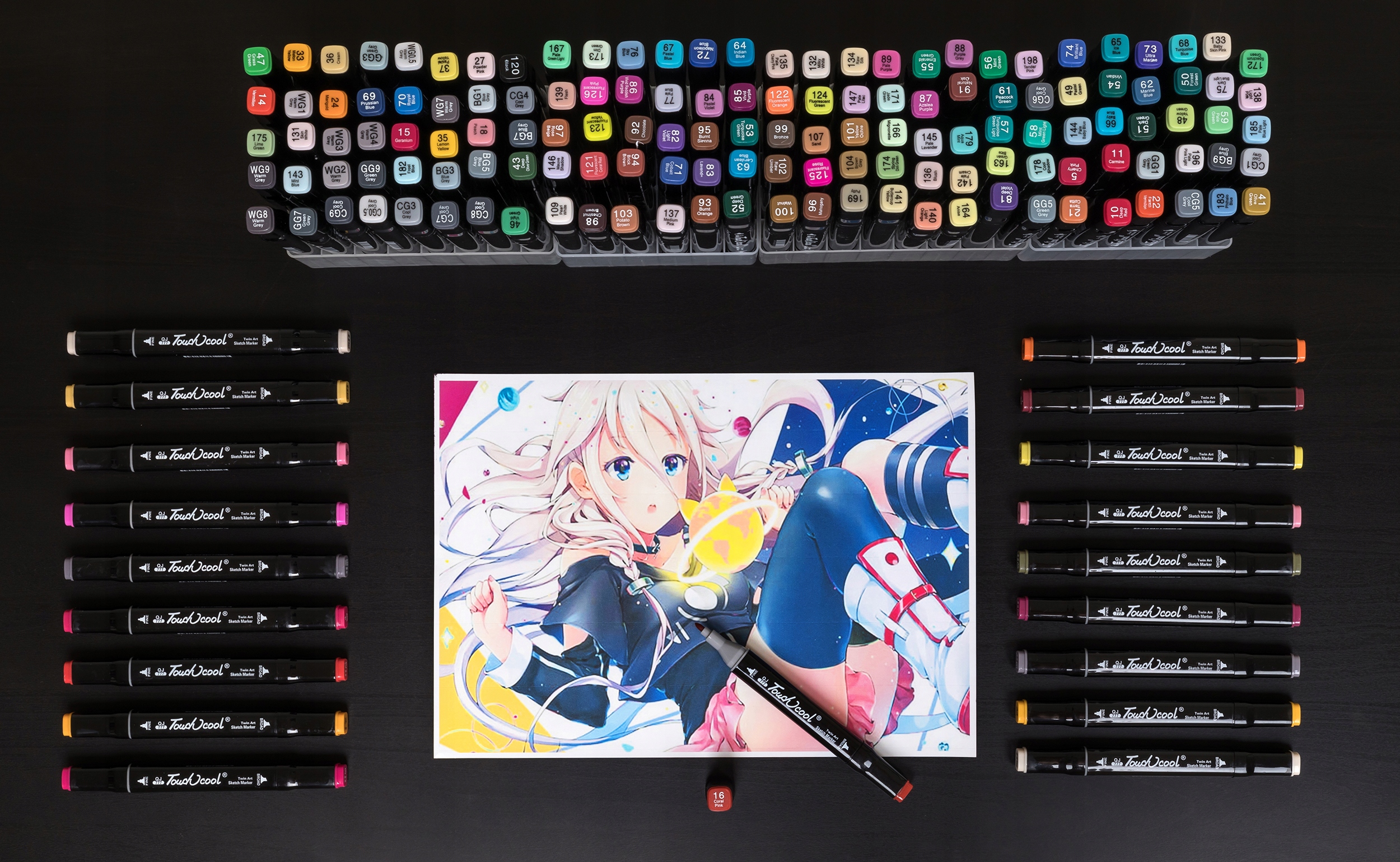 MARKERY ALKOHOLOWE SIAM-48 SZT.